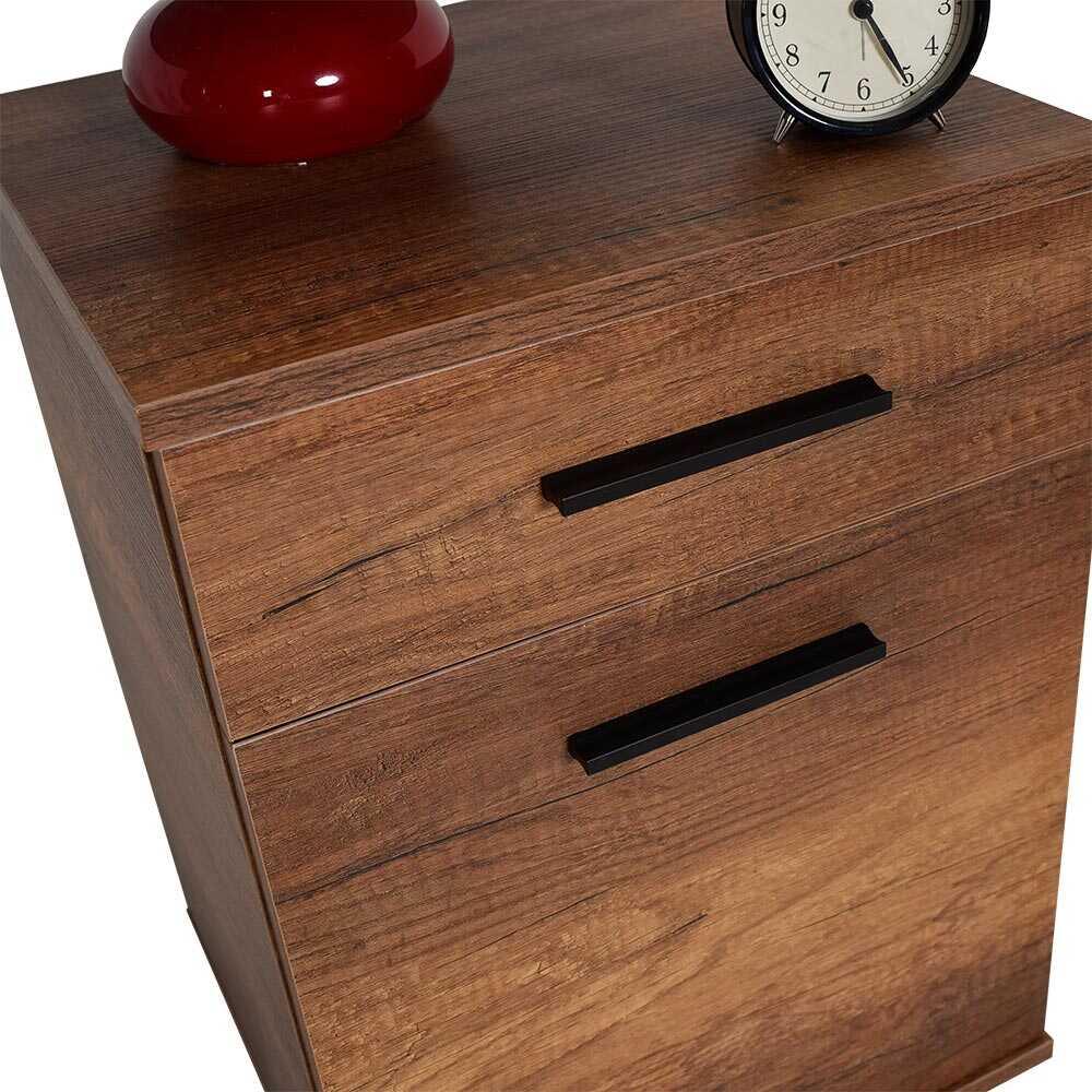 Noptiera Adore Trendline, Alb - Maro, 40x57x39 cm - Maro