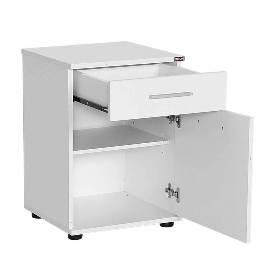 Noptiera Adore Trendline, Alb - Maro, 40x57x39 cm - Alb