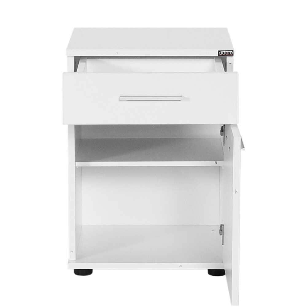 Noptiera Adore Trendline, Alb - Maro, 40x57x39 cm - Alb