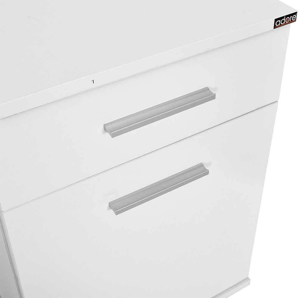 Noptiera Adore Trendline, Alb - Maro, 40x57x39 cm - Alb