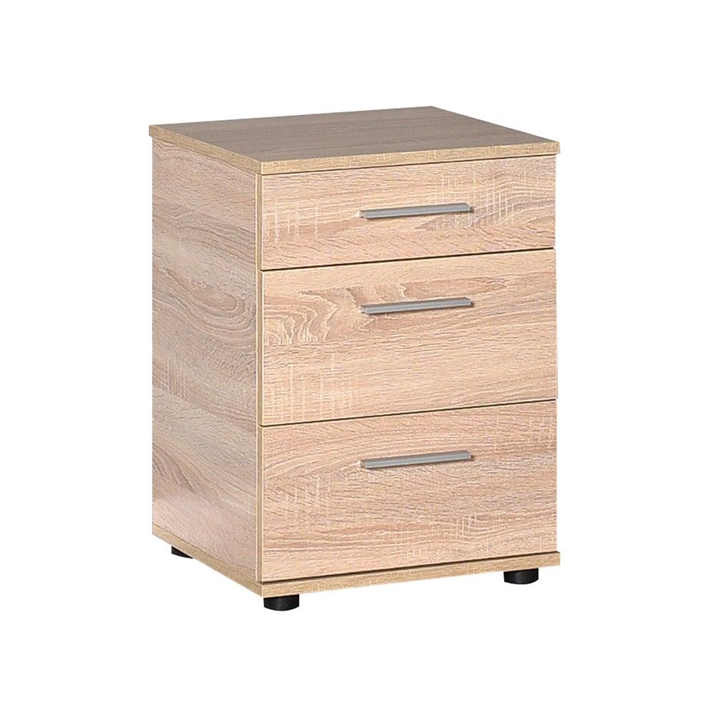 Noptiera Adore Trendline, 3 sertare, 40x57x39 cm - Bej