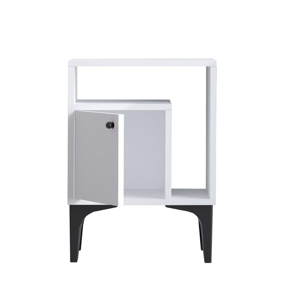 Noptiera Pano cu 2 Rafturi, 40 X 55 X 35 Cm