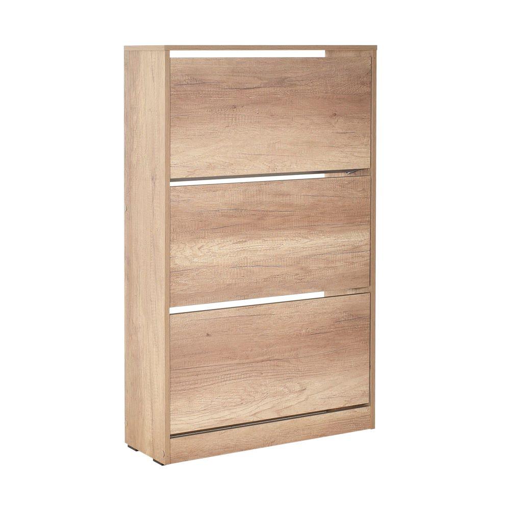 Pantofar Adore Max Plus, 18 Perechi, 3 Compartimente, 73x119x26 cm - Natur