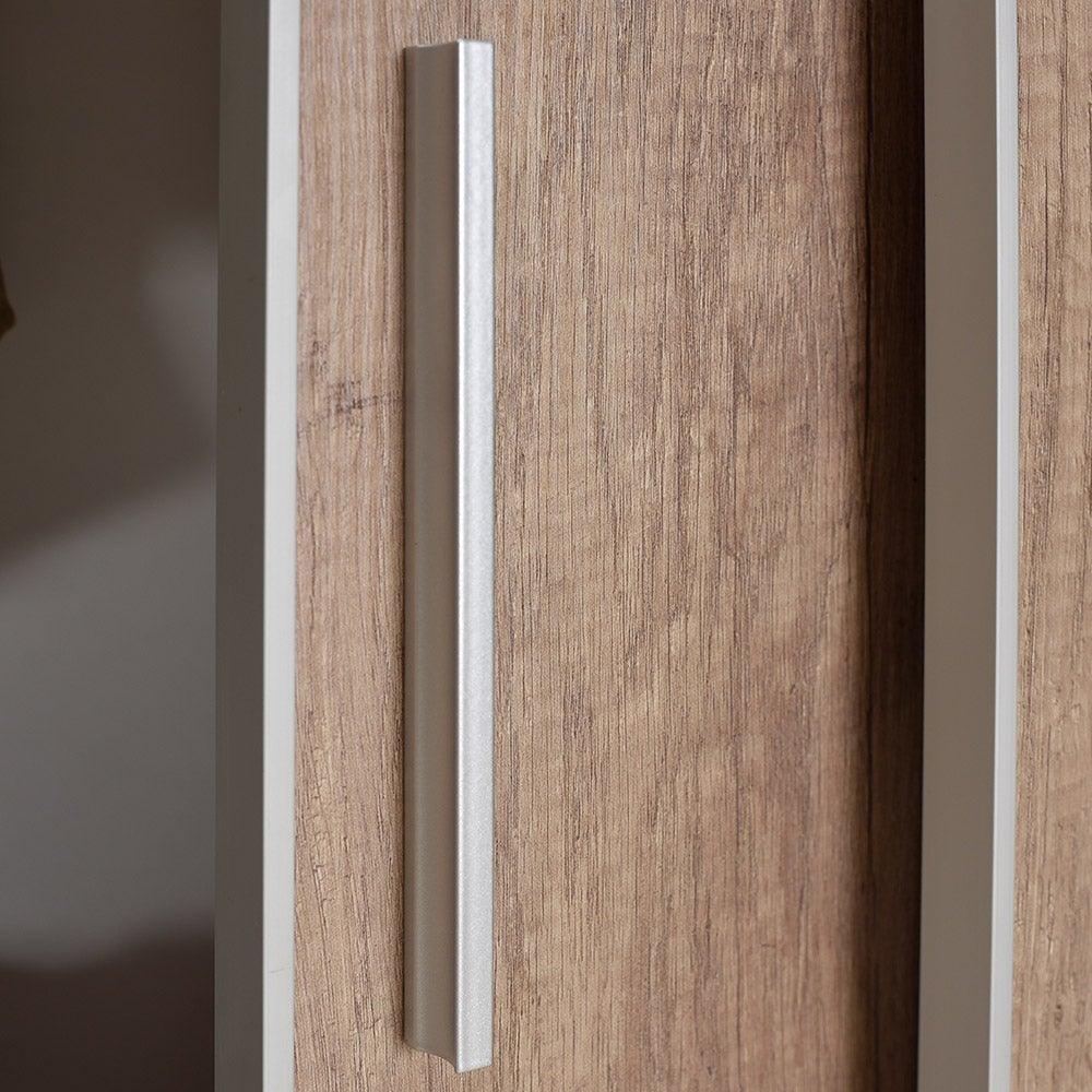 Pantofar Adore Porto cu cuier, 2 usi cu oglinda, 12 rafturi, capacitate 35 perechi incaltaminte, 120 x 212 x 40 Cm