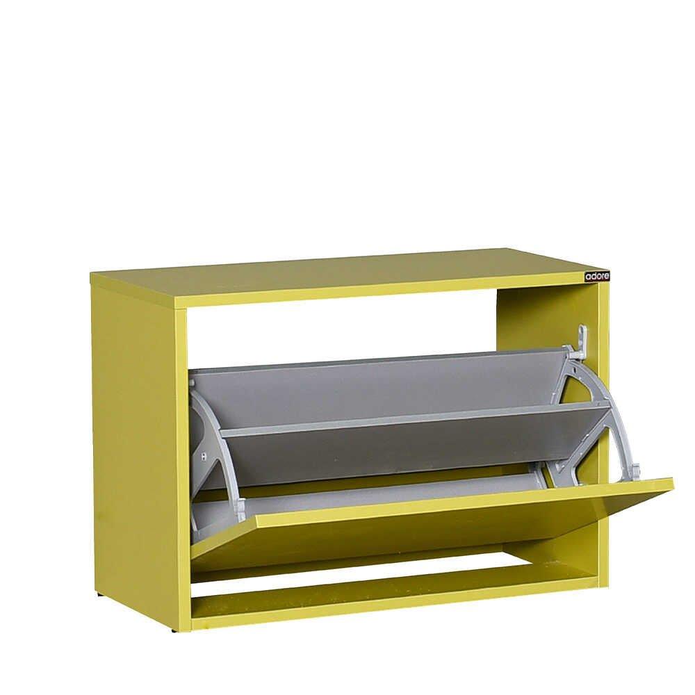 Pantofar Băncuță Adore, cu Șezut, 6 Perechi, 60 x 42 x 30 cm - Verde