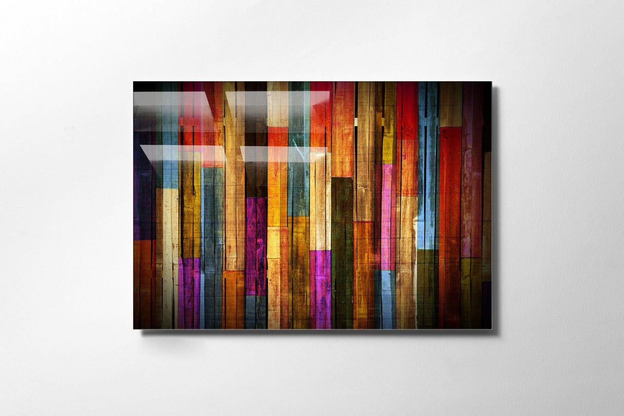 Pictură decorativă din sticlă temperată Pride- 70 x 100, Multicolor, 100x3x70 cm