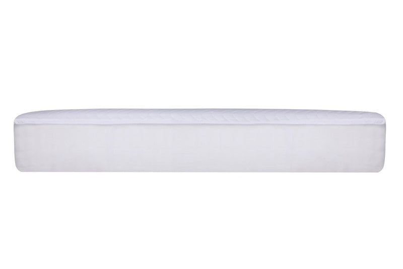 Protectie de pat double, Alb, 200 x 180 cm,100% Bumbac Ranforce