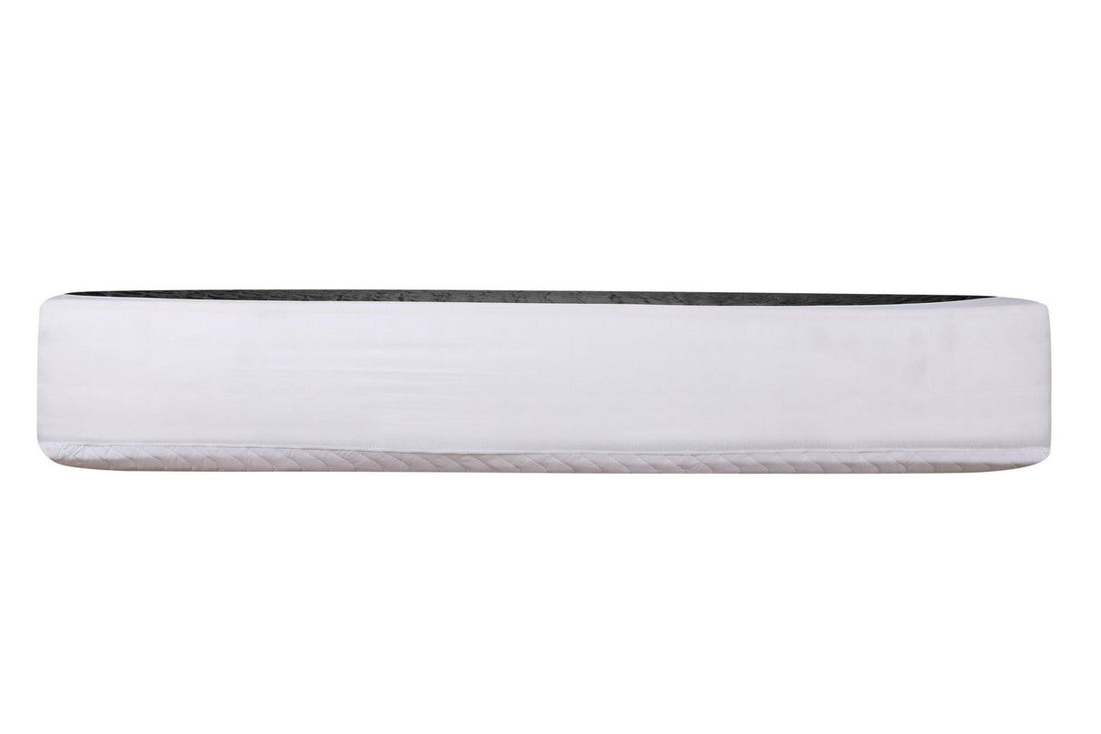 Protectie de pat double, 100% Bumbac Ranforce, Alb, 200x180 cm
