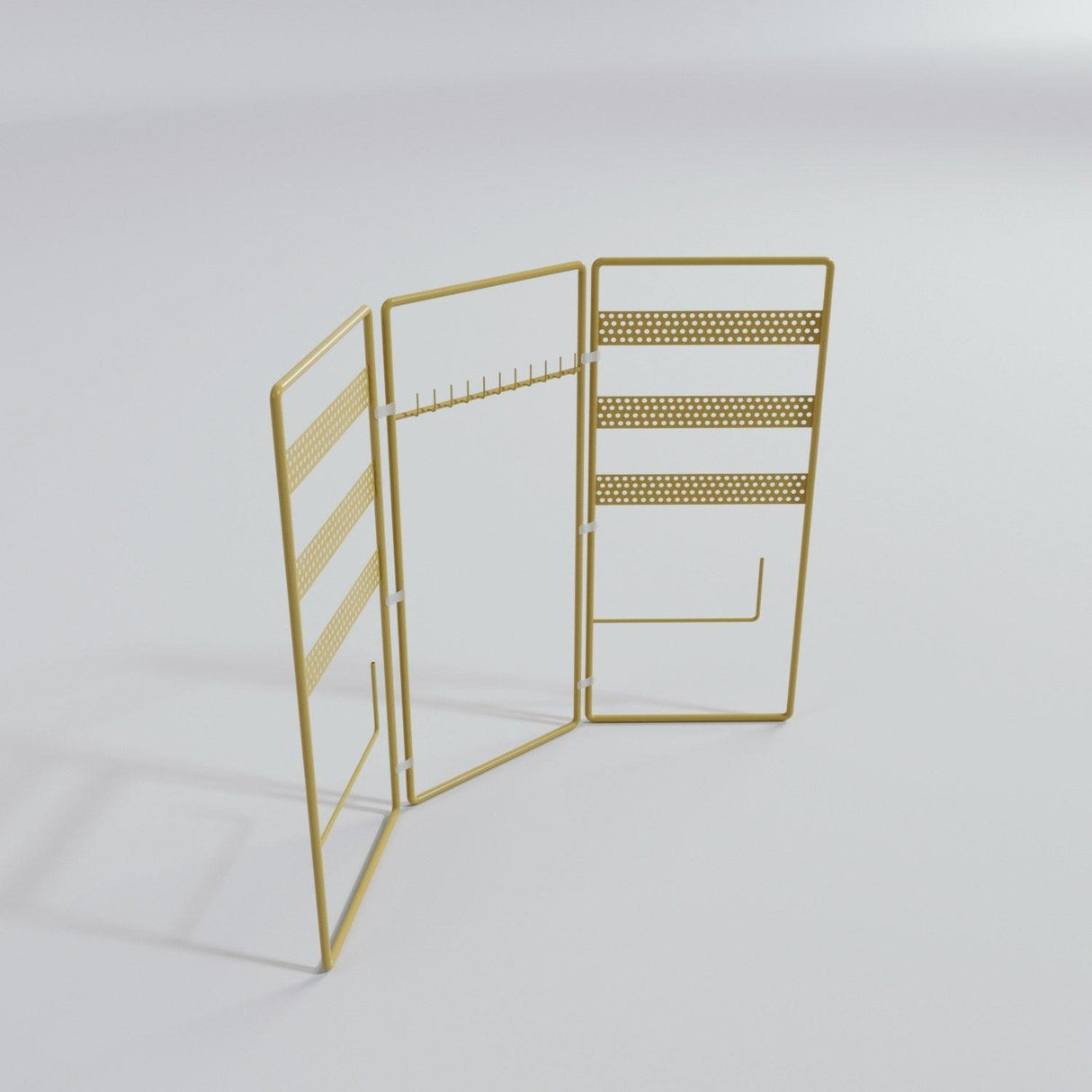 Raft De Bijuterii Köln cadru Metal, Aur, 45 X 40 X 15 Cm