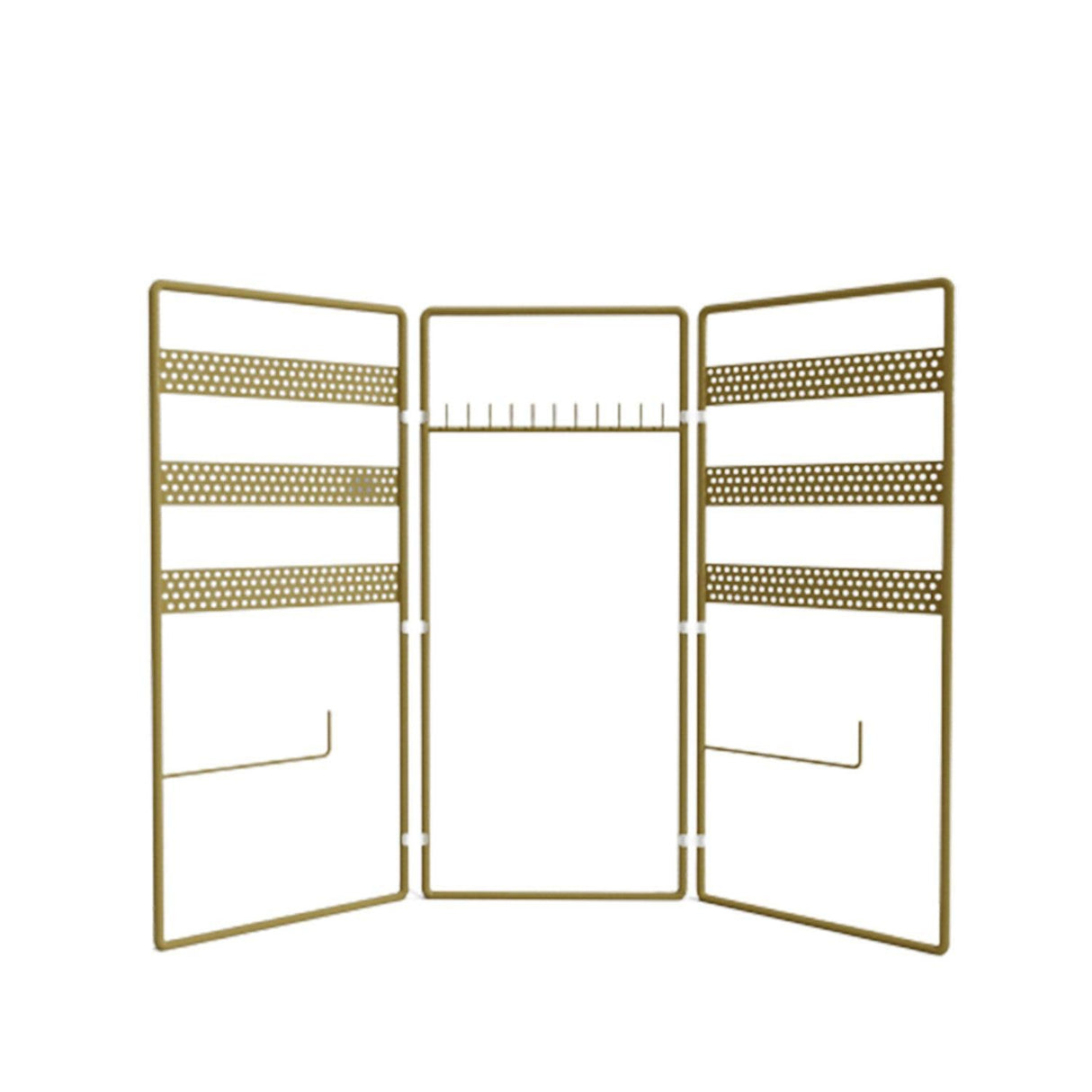 Raft De Bijuterii Köln cadru Metal, Aur, 45 X 40 X 15 Cm