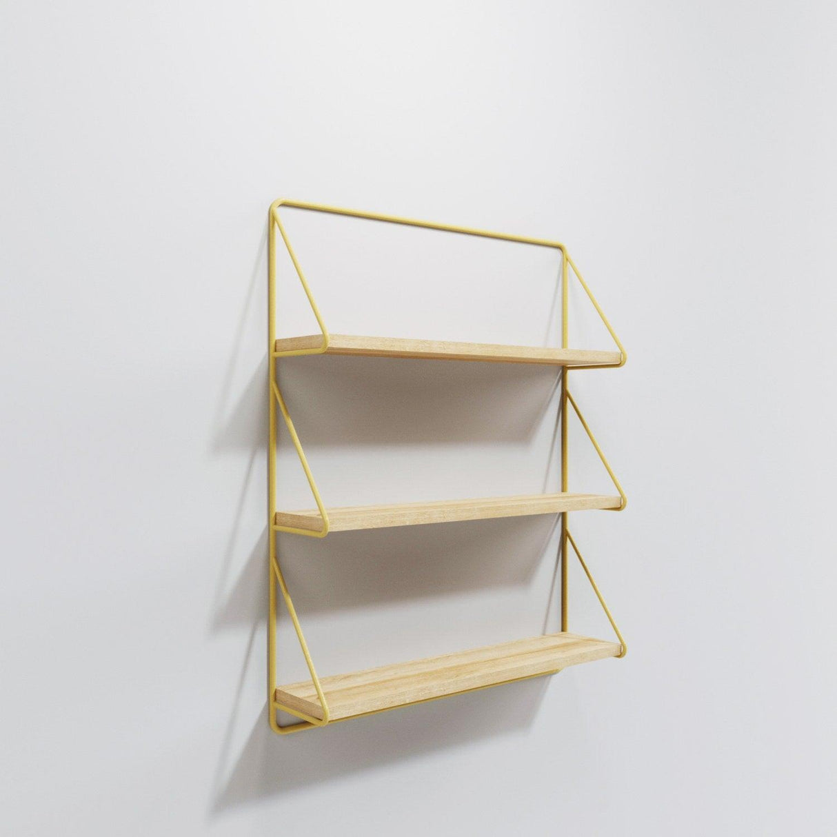 Raft De Bucatarie cu 3 Rafturi cadru Metal, Aur, 60 X 80 X 18 Cm