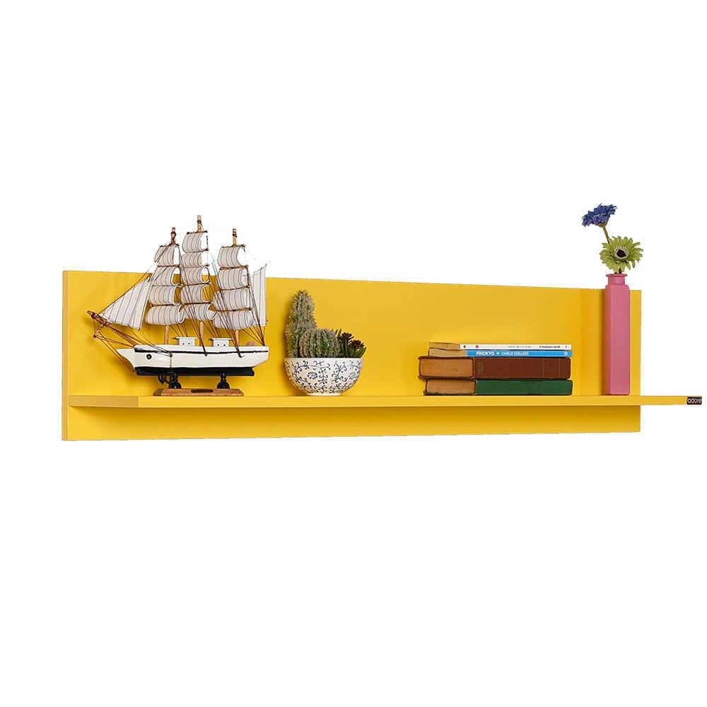 Raft de perete Adore Optimal, 120x25x20 cm - Galben