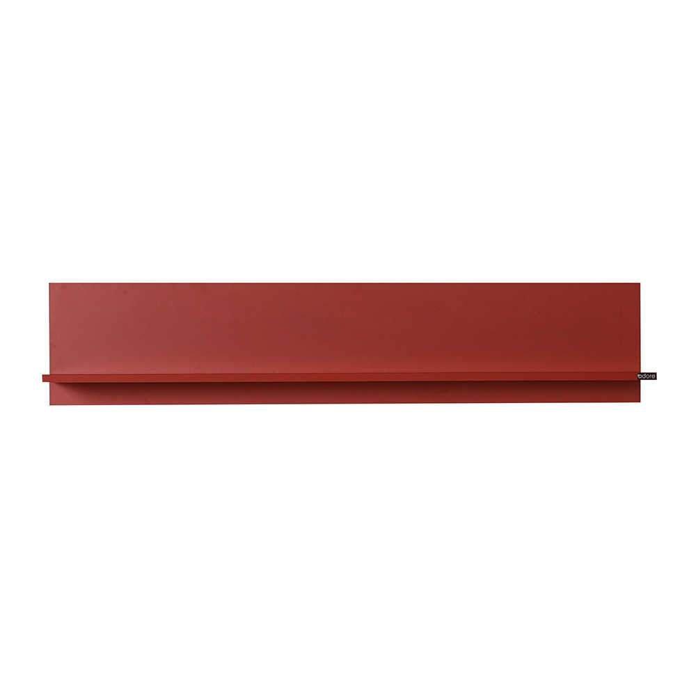 Raft de perete Adore Optimal, 120x25x20 cm - Rosu