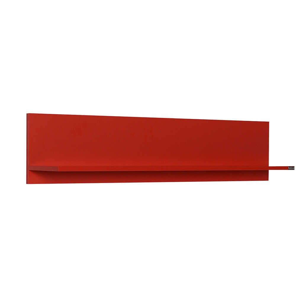 Raft de perete Adore Optimal, 120x25x20 cm - Rosu