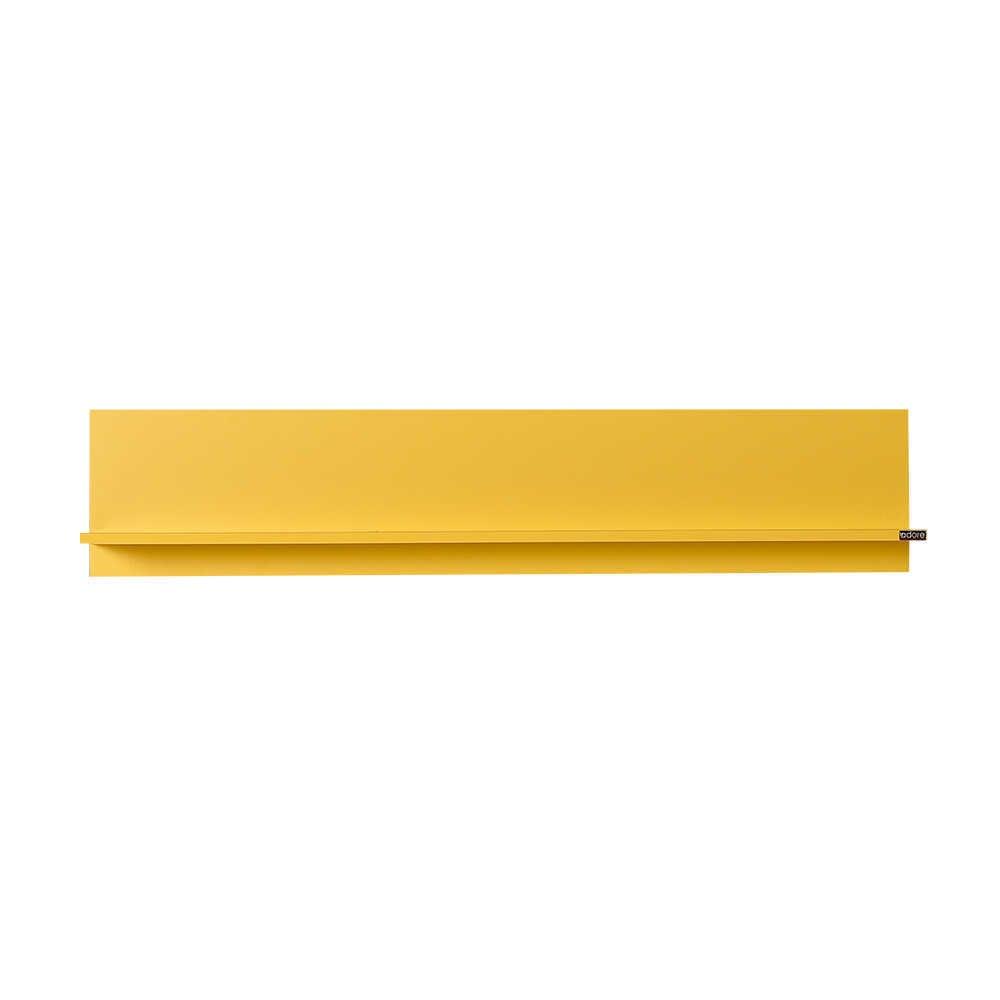 Raft de perete Adore Optimal, 120x25x20 cm - Galben