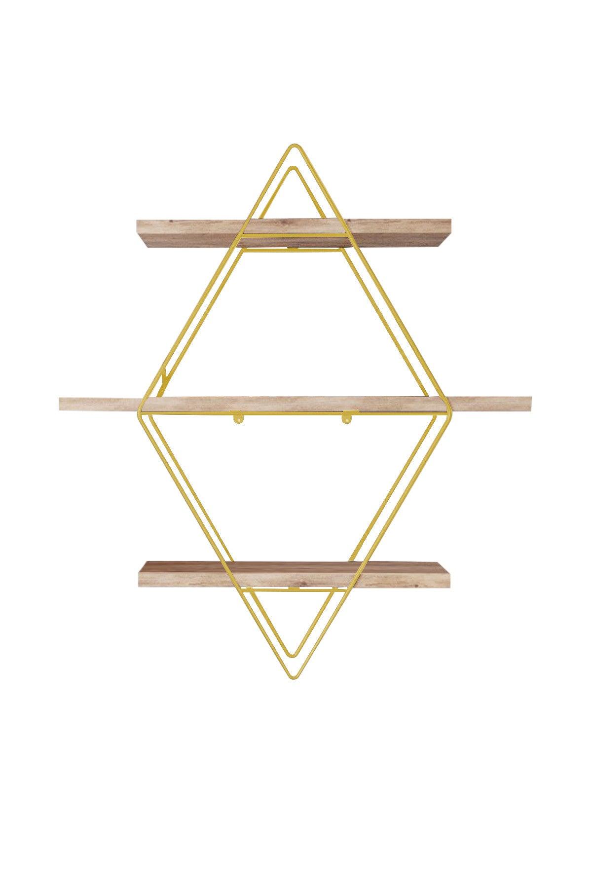 Raft de Perete Baie Karizma Raf, Aur, 70 x 16 x 60 cm