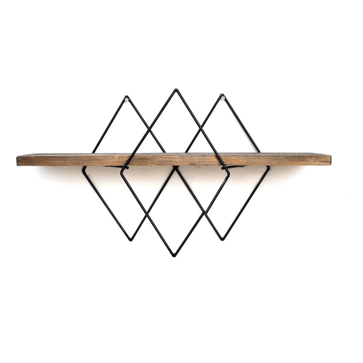 Raft de perete Chelsea, Nuc, 60 x 36 x 14 cm