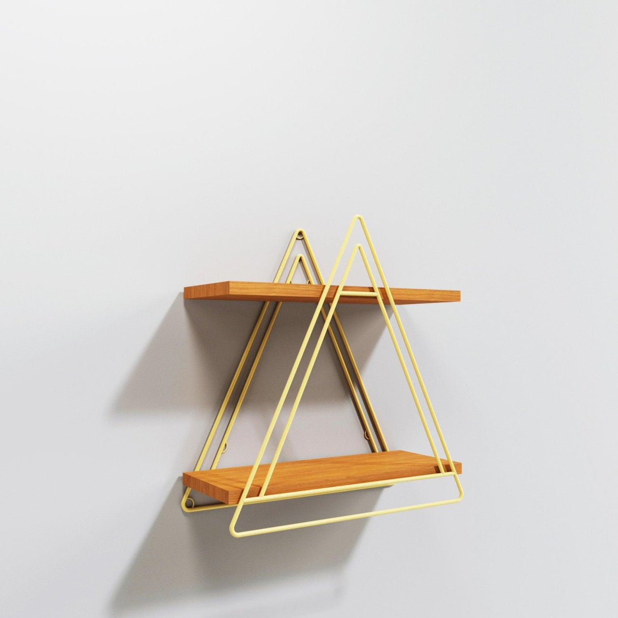 Raft De Perete Fuat, Aur, 42X38X16 Cm