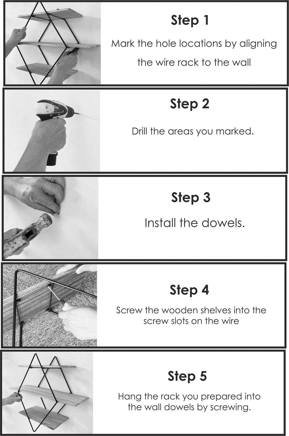 Raft de perete Kube, Nuc, 60x60x14 cm