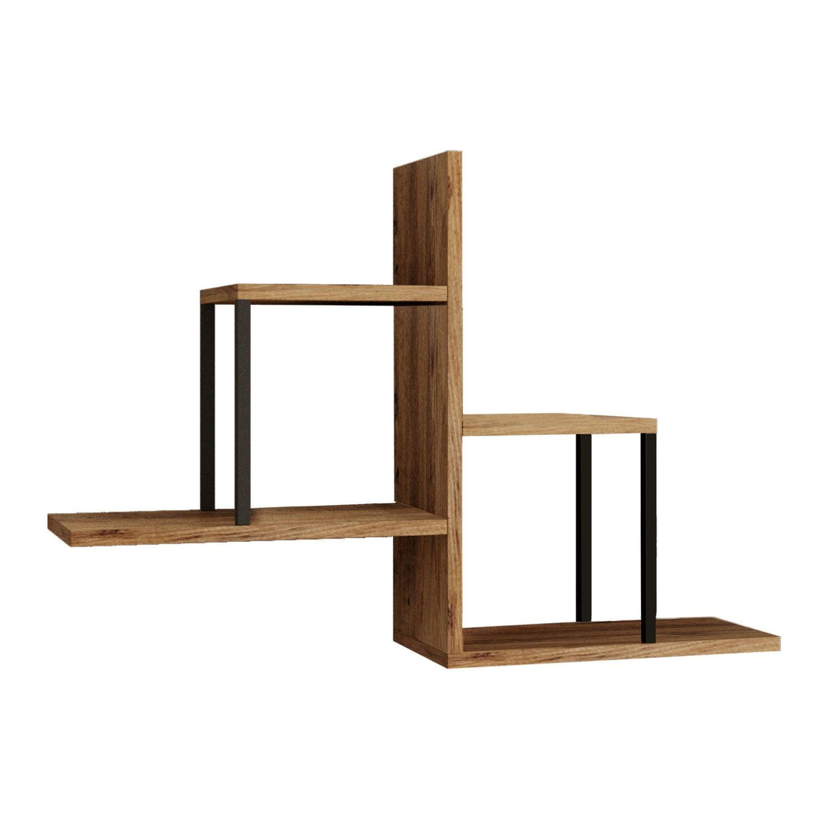 Raft de perete Plagulis, Stejar, 89 x 62 x 22 cm