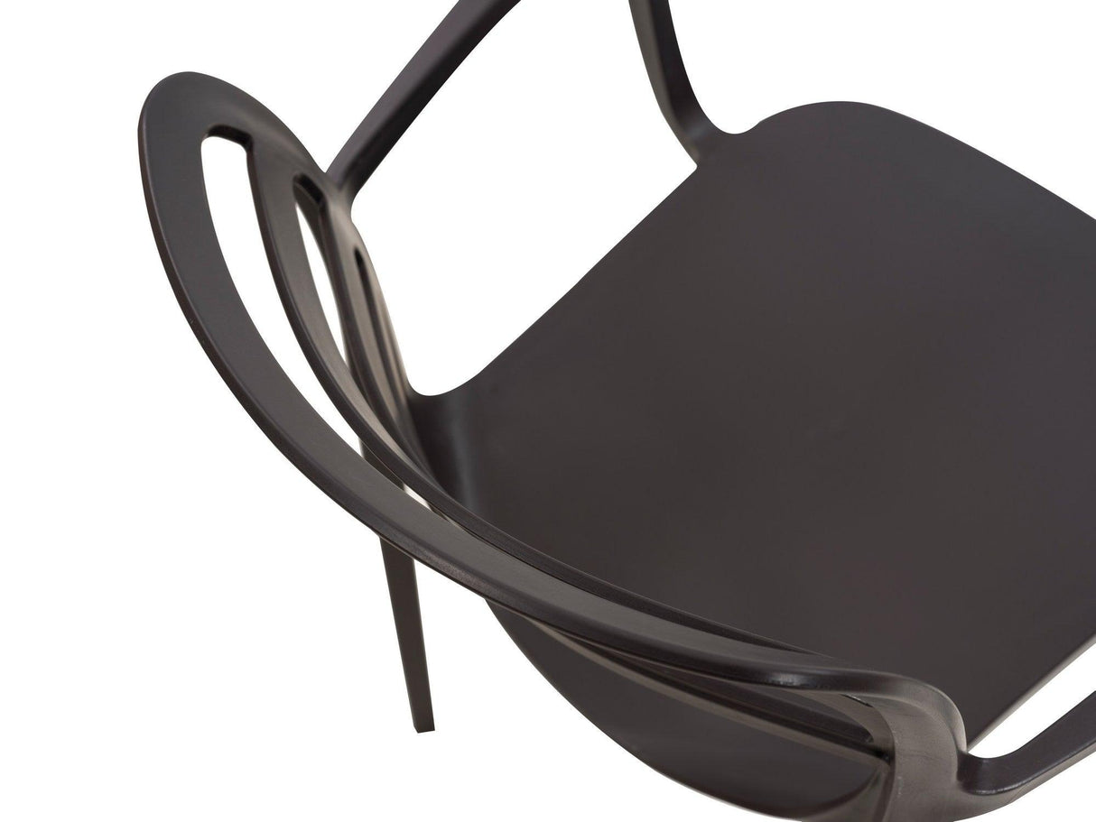 Scaun de gradina Laura - Anthracite, Gri, 58x82x52 cm