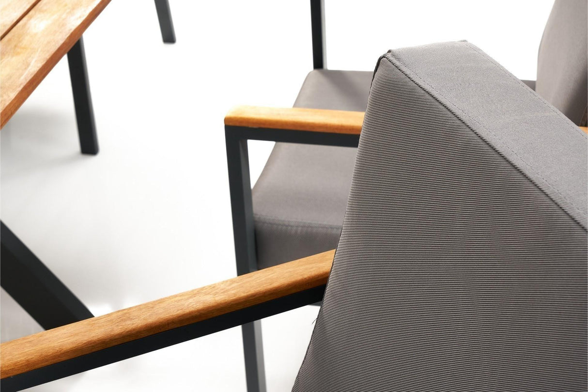 Scaun de Gradina Papatya, Gri, 58 X 90 X 64 Cm