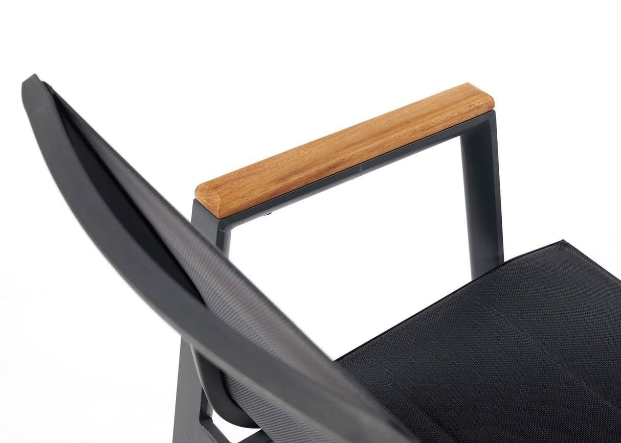 Scaun de Gradina Poseidon, Gri, 61X85X65 Cm