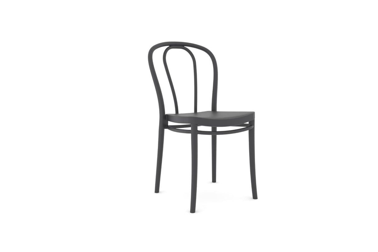 Scaun de Gradina Rosa Armless, Gri, 44X85X53 Cm