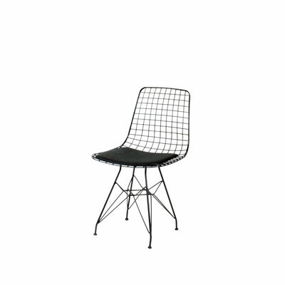 Scaun metal Frame, Negru, 53 x 80 x 51 cm