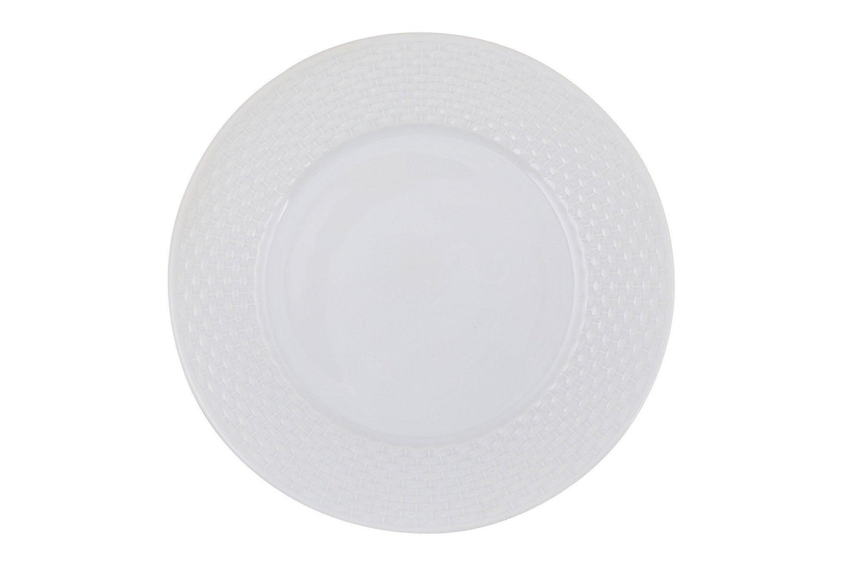 Serviciu de masa, 24 piese, Portelan, Alb