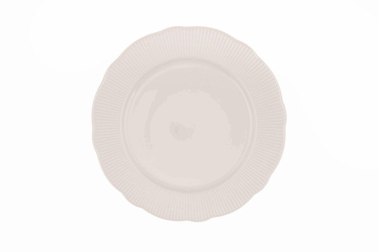 Serviciu de masa, 24 piese, , Portelan, Alb