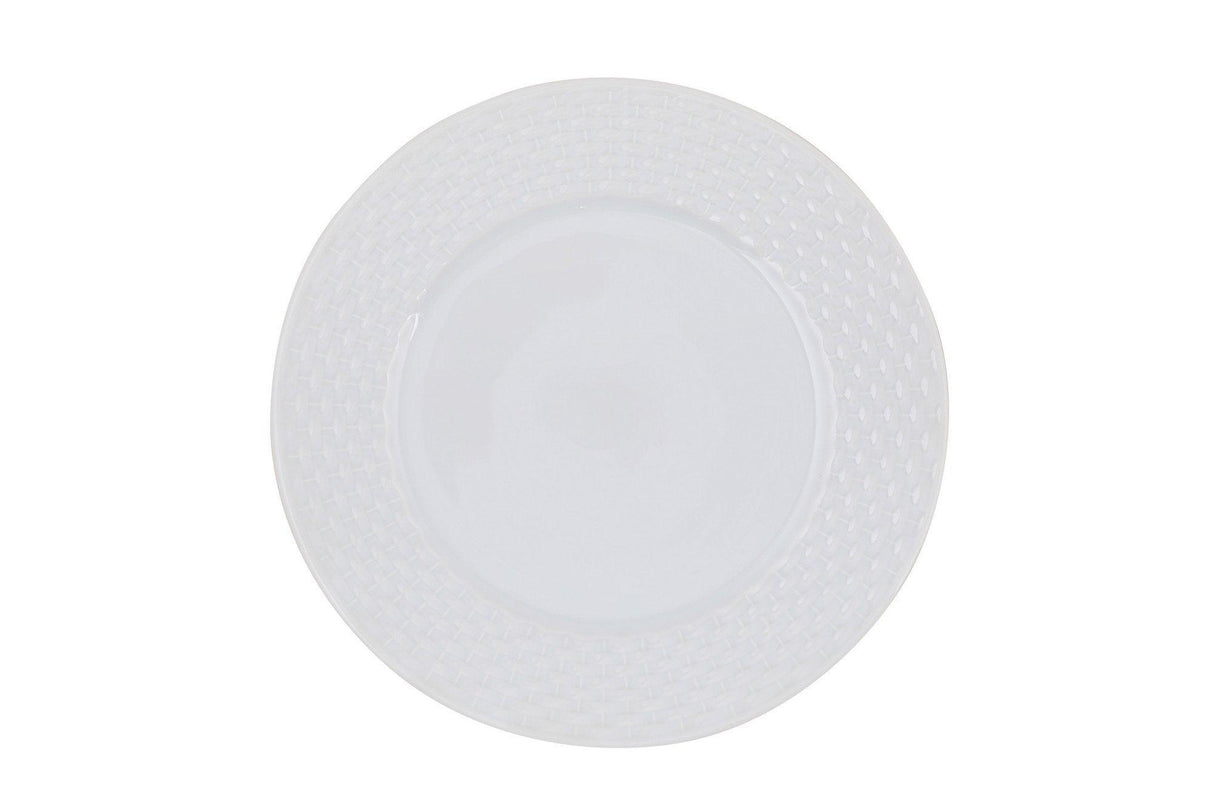 Serviciu de masa, 24 piese, Portelan, Alb