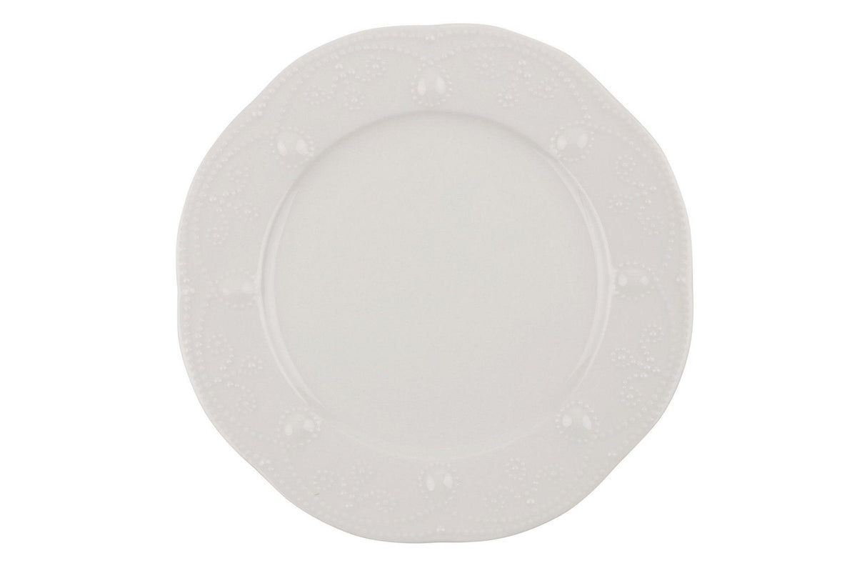 Serviciu de masa, 24 piese, Portelan, Crem