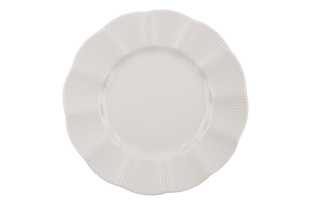 Serviciu de masa, 24 piese, Portelan, Crem