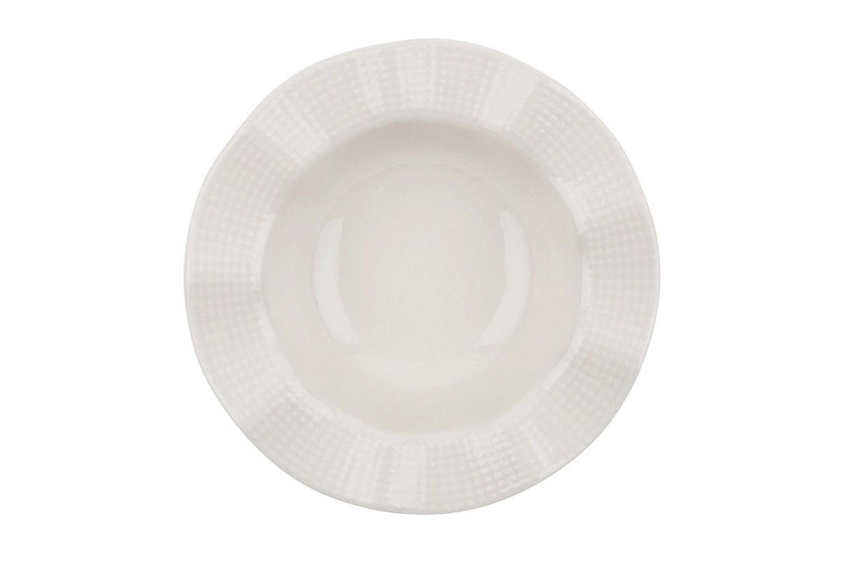 Serviciu de masa, 24 piese, Portelan, Crem