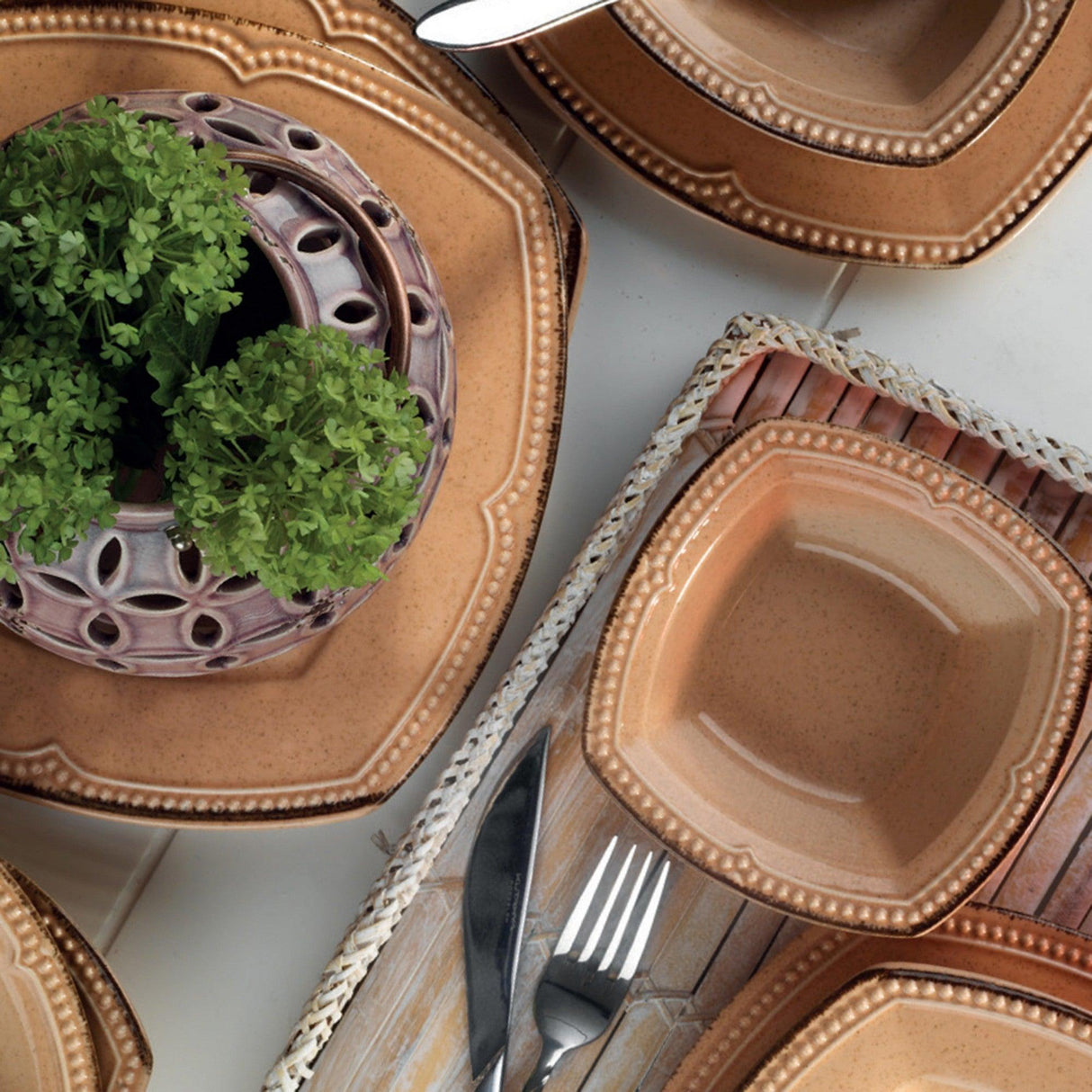 Serviciu de masa, 24 piese, Portelan, Maro