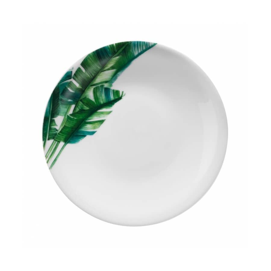 Serviciu de masa, 24 piese, Portelan, Verde