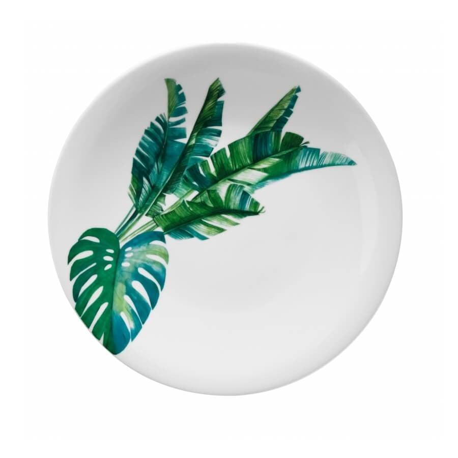 Serviciu de masa, 24 piese, Portelan, Verde