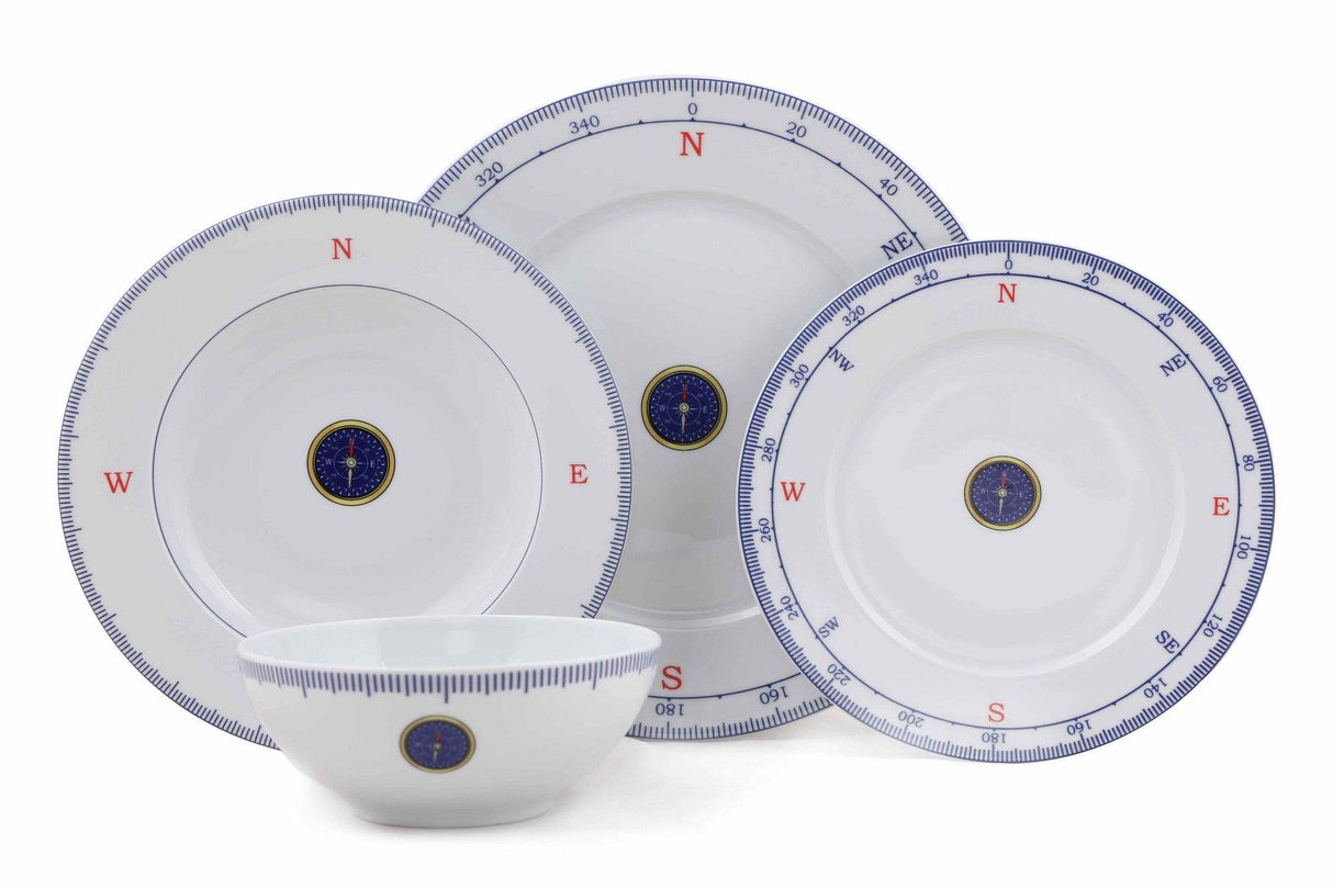 Serviciu de masa, 24 piese, Portelan, Multicolor