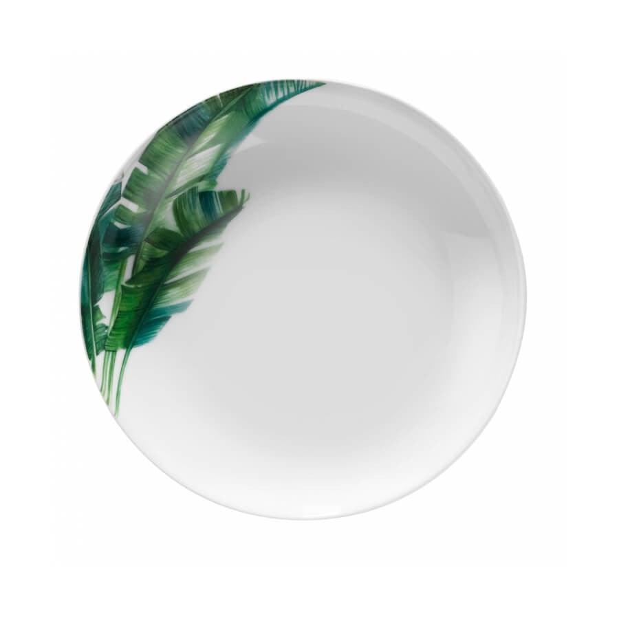 Serviciu de masa, 24 piese, Portelan, Verde