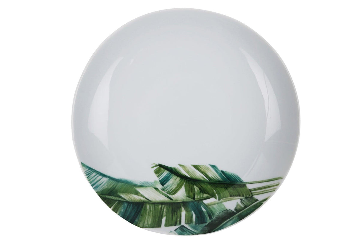 Serviciu de masa, 24 piese, Portelan, Verde