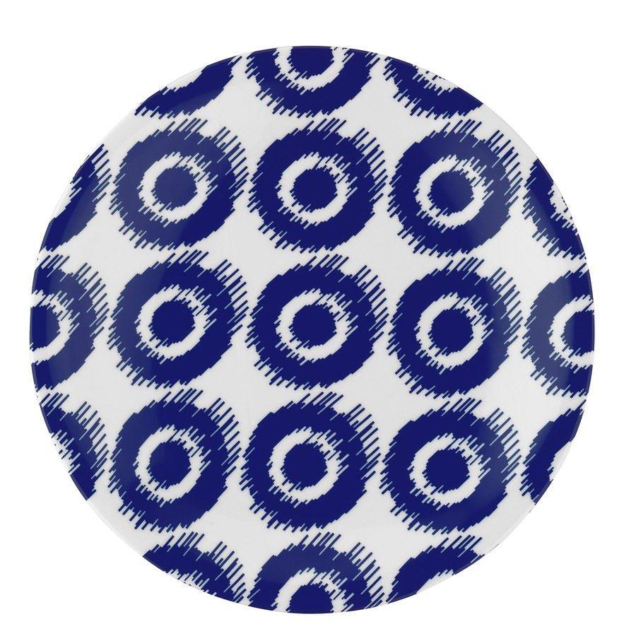 Serviciu de masa, 24 piese, Portelan, Albastru