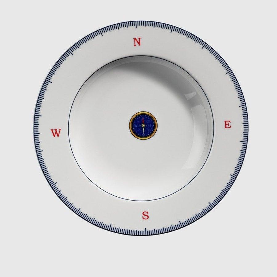 Serviciu de masa, 24 piese, Portelan, Multicolor