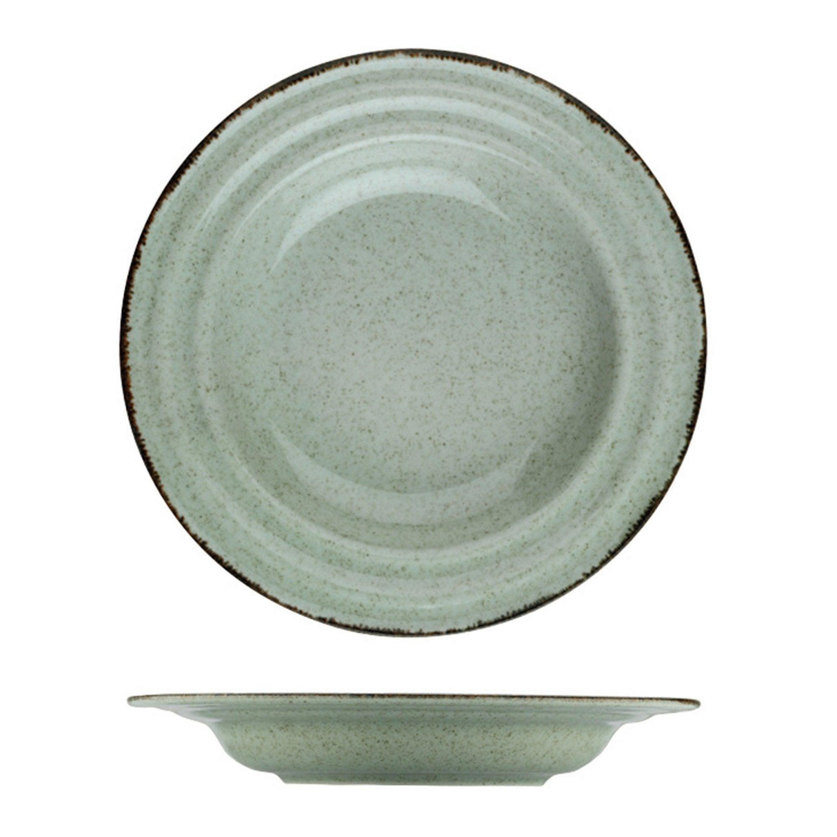 Serviciu de masa, 24 piese, Portelan, Verde