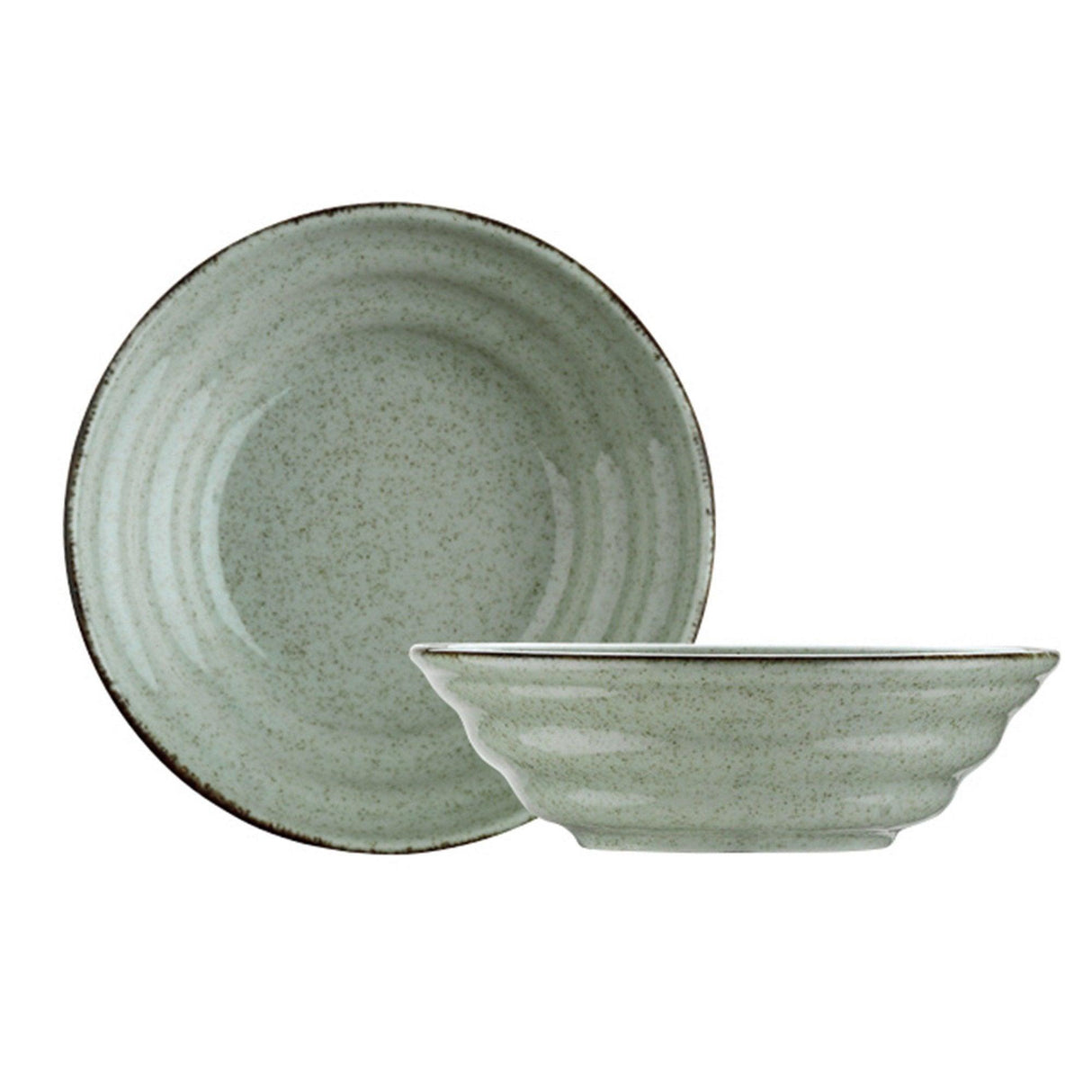 Serviciu de masa, 24 piese, Portelan, Verde