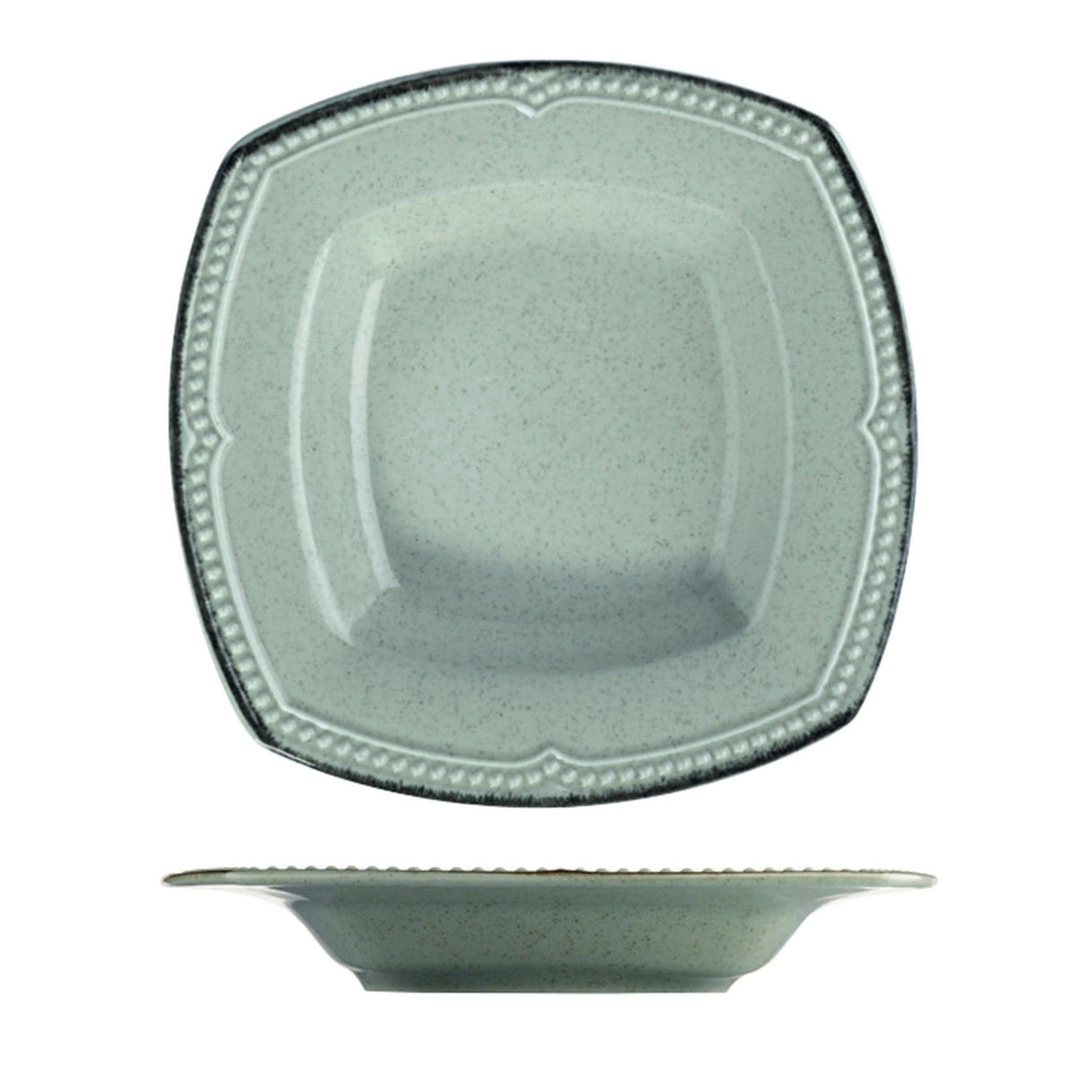 Serviciu de masa, 24 piese, Portelan, Verde