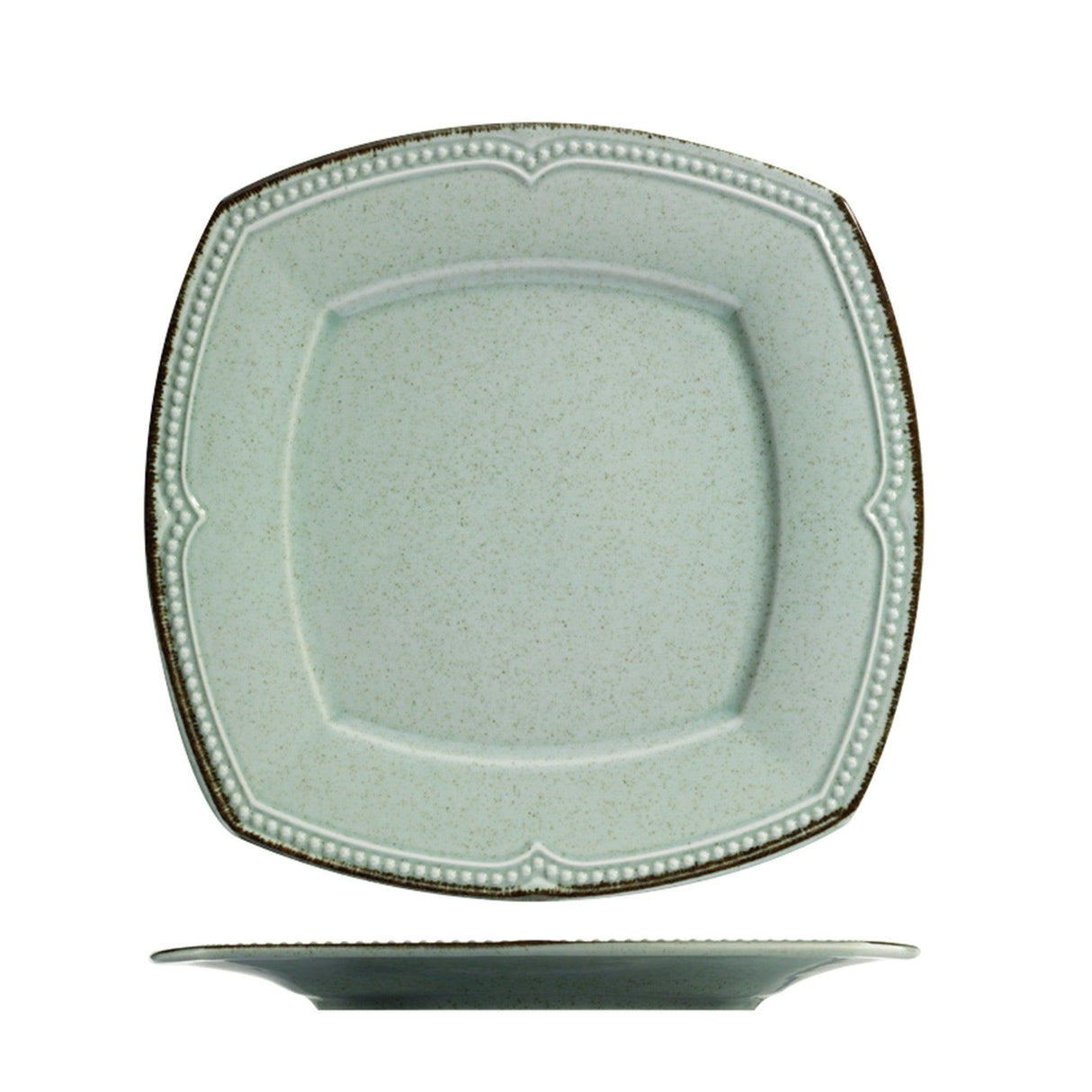 Serviciu de masa, 24 piese, Portelan, Verde