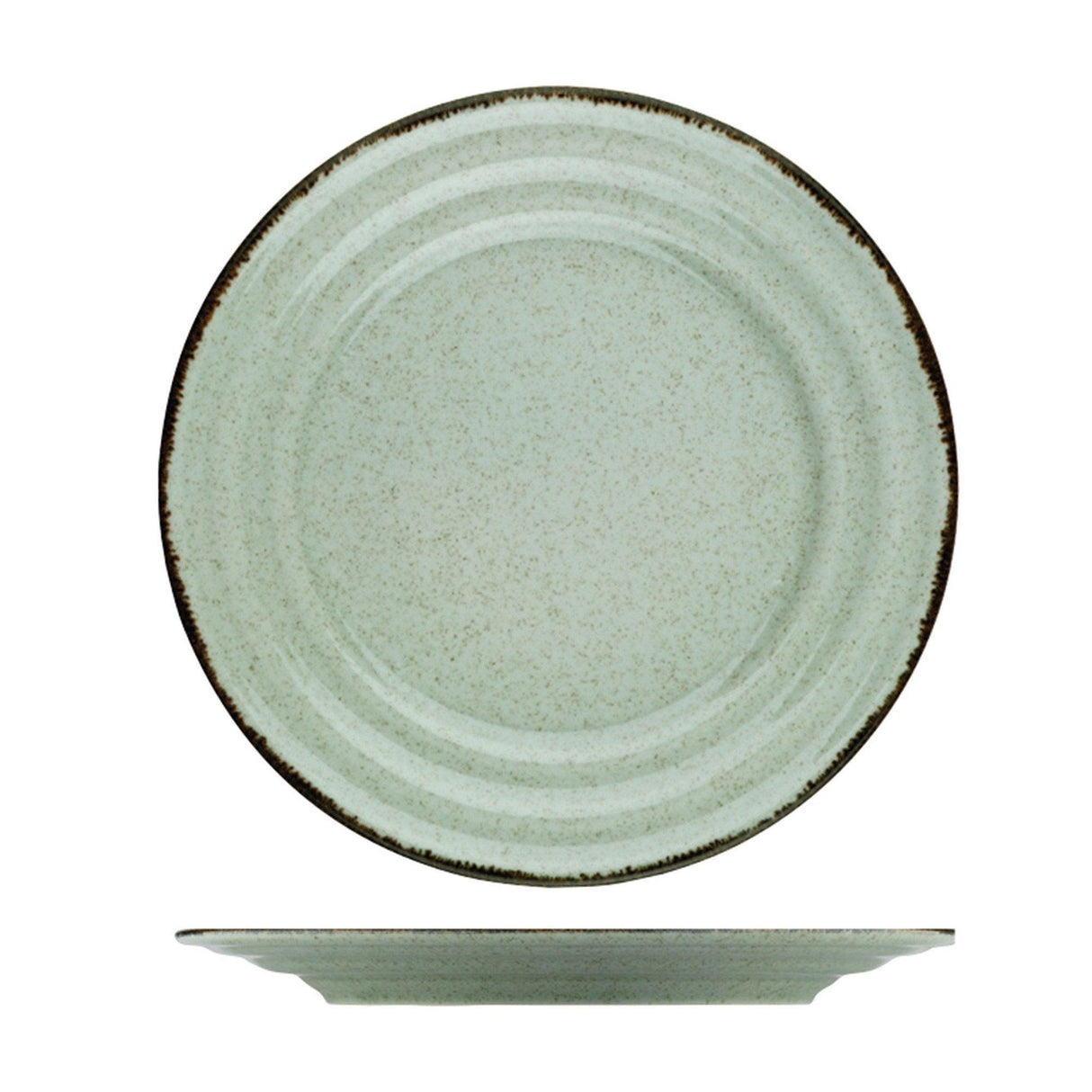 Serviciu de masa, 24 piese, Portelan, Verde