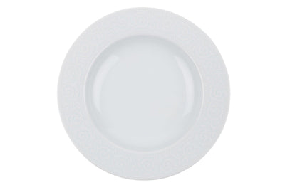 Serviciu de masa, 24 piese, Portelan, Alb
