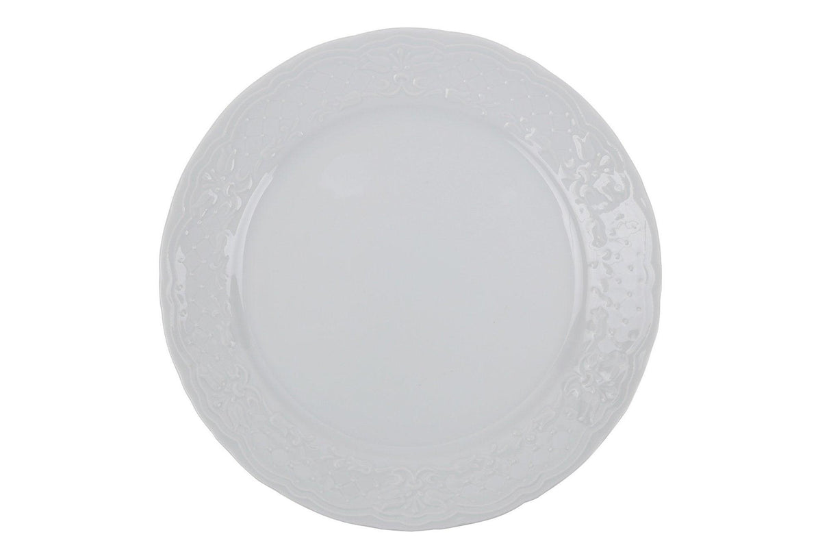 Serviciu de masa, 24 piese, Portelan, Alb